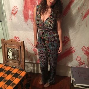 Colorful Print Jumpsuit